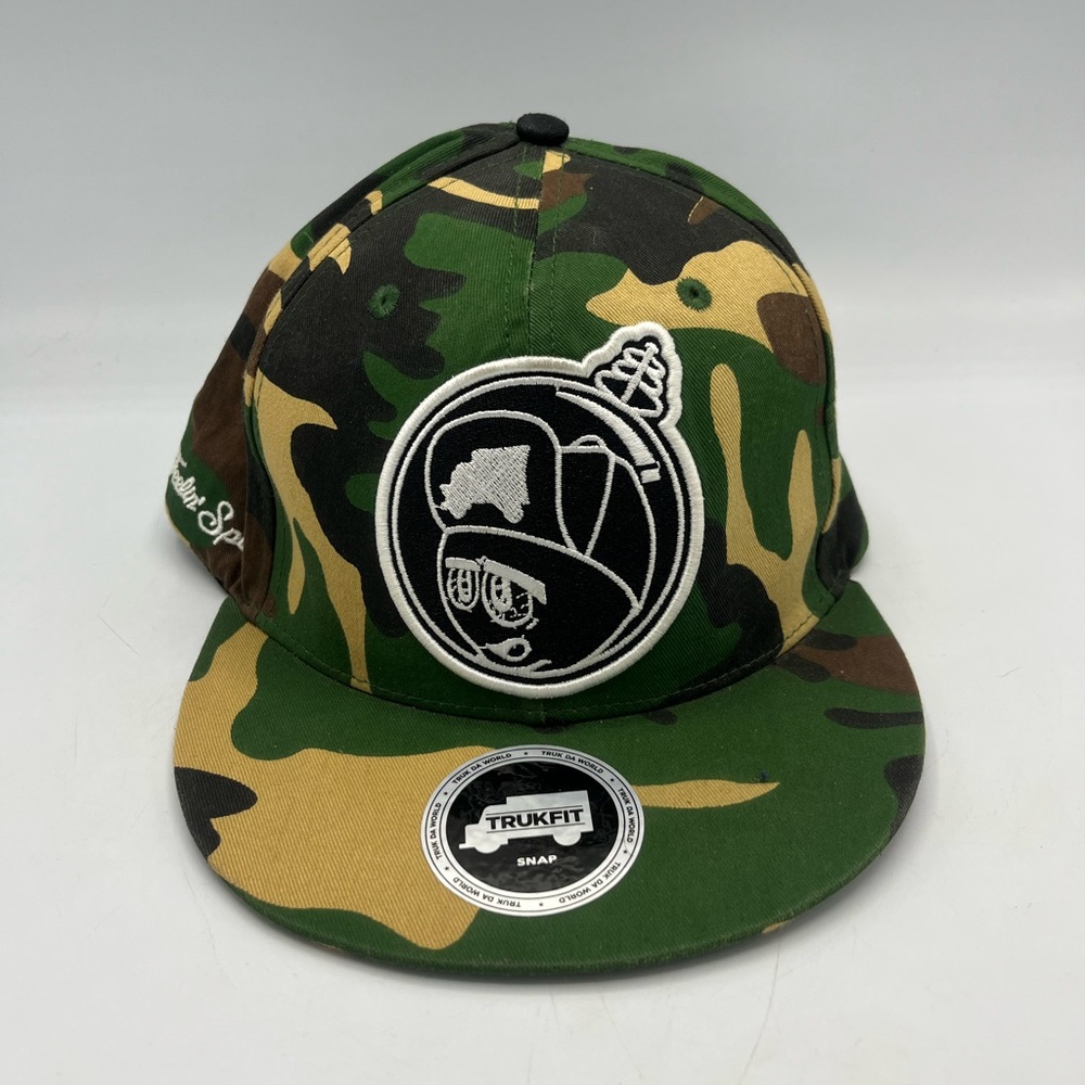 Trukfit Green Camo Snapback Hat